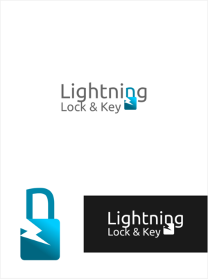 Logo Design by ChinMaya for Lightning Lock & Key | Design: #11309816