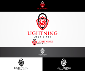 Logo Design by sangeloenriquez for Lightning Lock & Key | Design: #11280540