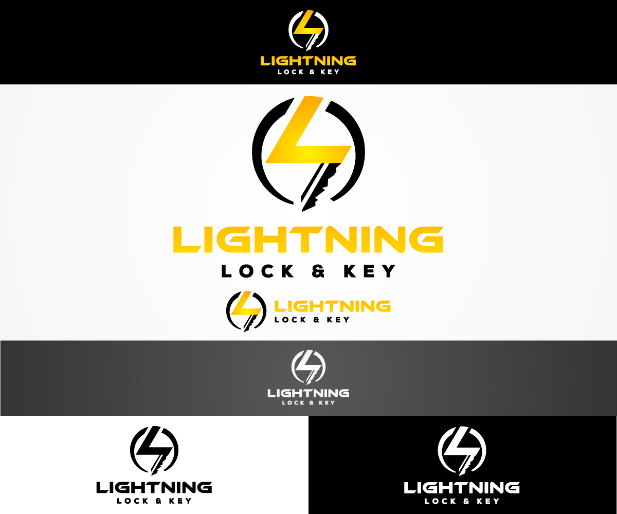 Logo-Design von sangeloenriquez für Lightning Lock & Key | Design #11290061
