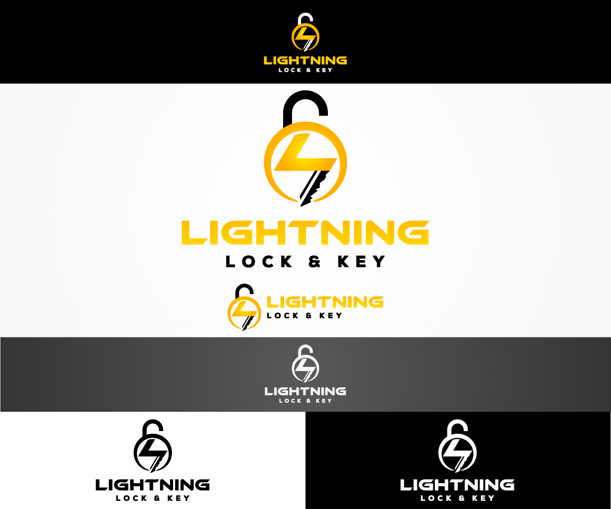 Logo-Design von sangeloenriquez für Lightning Lock & Key | Design #11293177