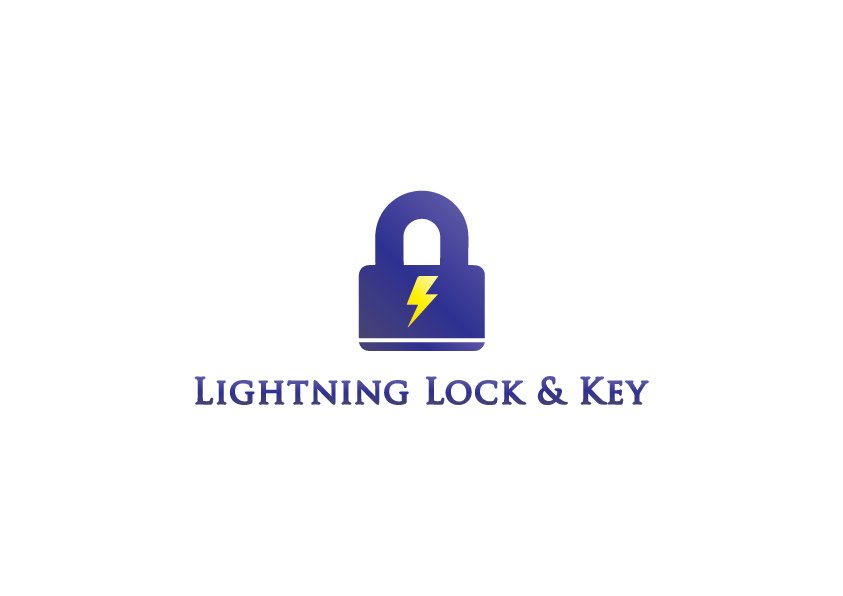 Logo Design by mm_man56 for Lightning Lock & Key | Design #11292601