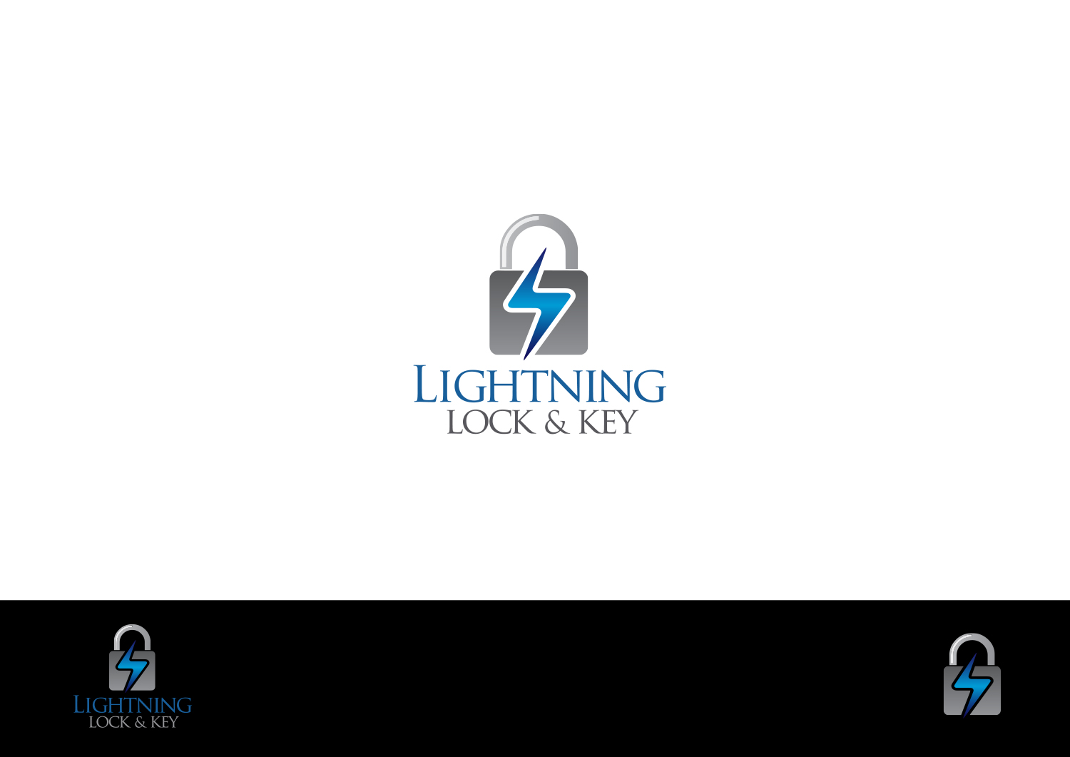 Logo-Design von dm.design für Lightning Lock & Key | Design #11280480