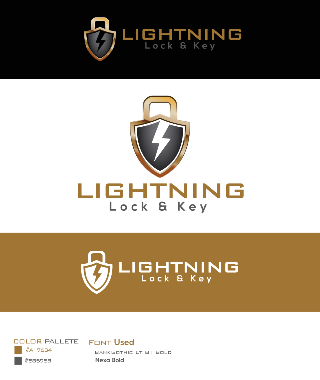 Design de Logo par Lykos pour Lightning Lock & Key | Design #11285549
