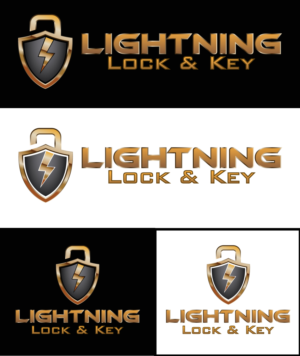 Logo Design by Lykos for Lightning Lock & Key | Design: #11296922