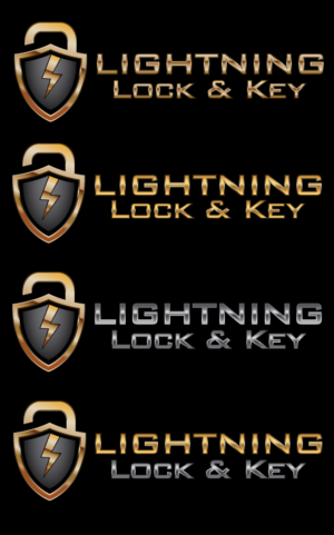 Logo Design by Lykos for Lightning Lock & Key | Design: #11329954