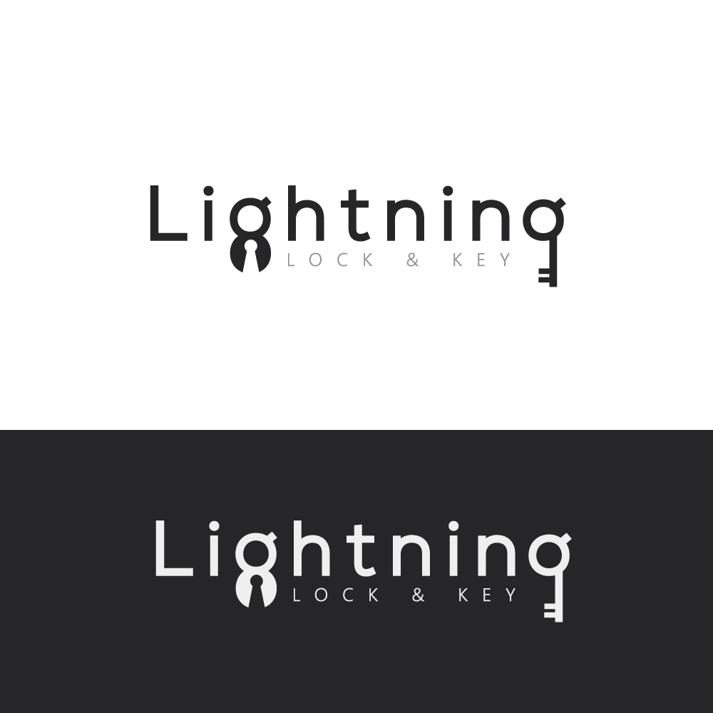 Logo Design by Sathyakumar.G for Lightning Lock & Key | Design #11281685