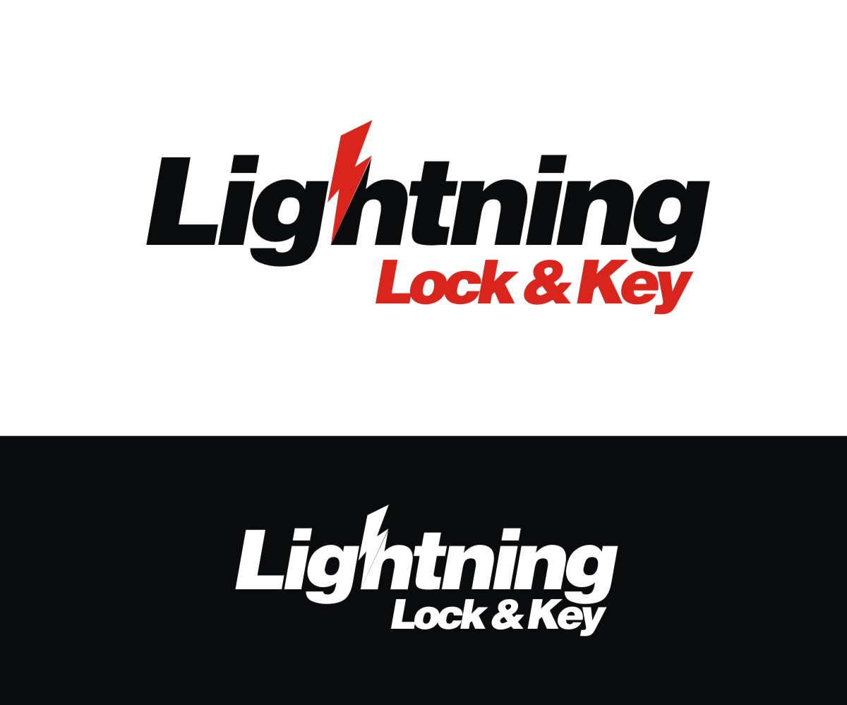 Logo Design by N83touchthesky for Lightning Lock & Key | Design #11281934