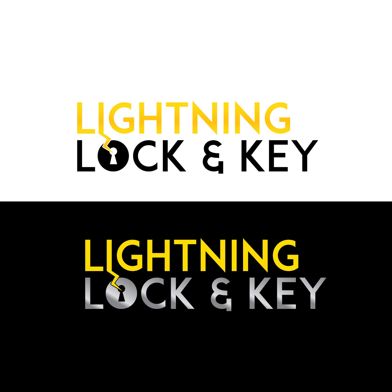 Logo Design by gcb.designs for Lightning Lock & Key | Design #11281361