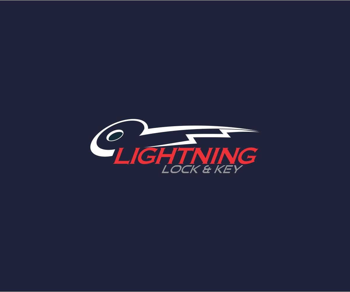 Logo Design by paul_maxin for Lightning Lock & Key | Design #11295110