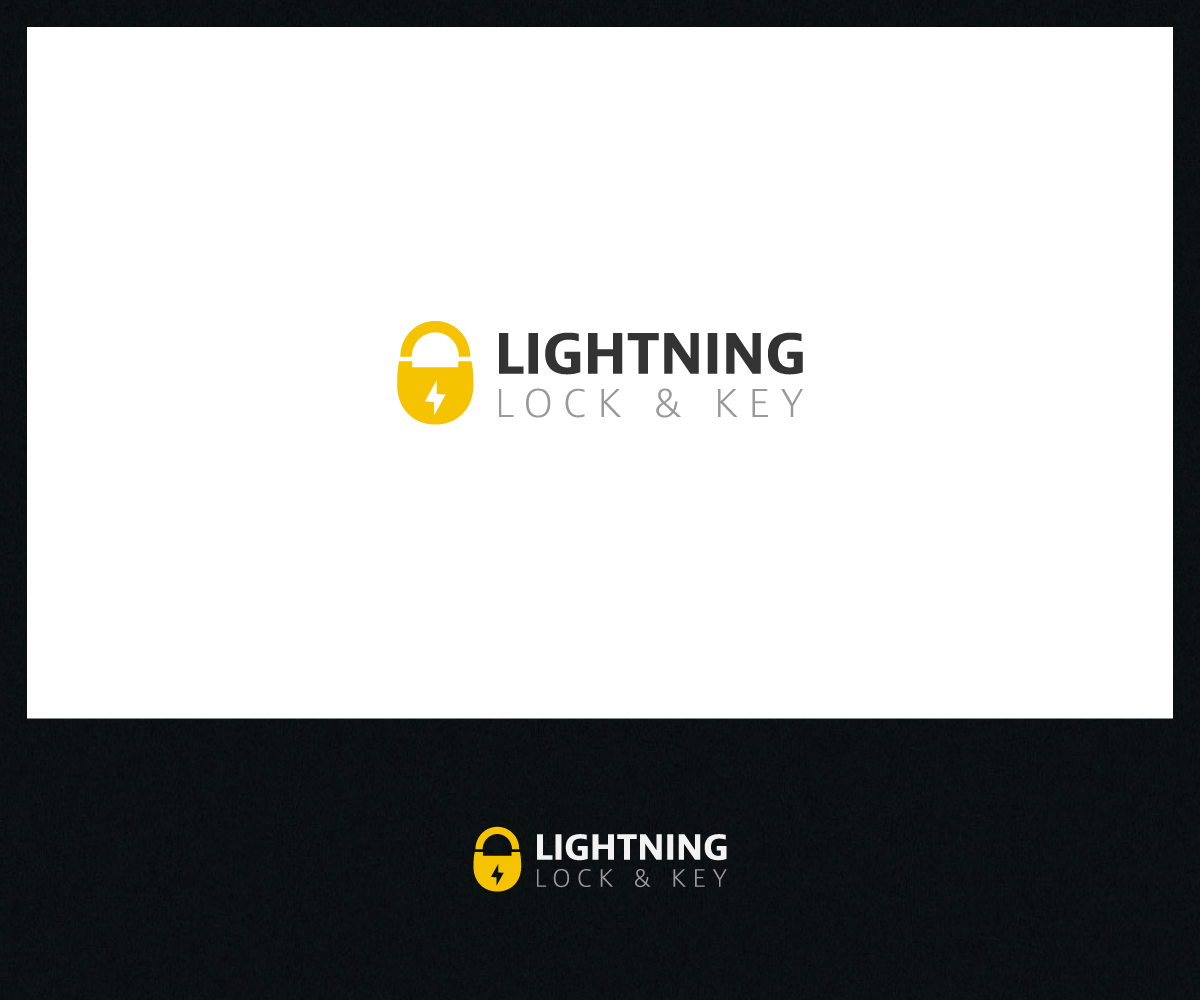 Logo Design by Roy for Lightning Lock & Key | Design #11281356