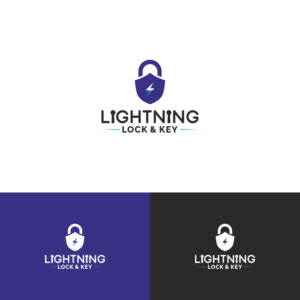 Logo Design by saiTEJAS for Lightning Lock & Key | Design: #11280643