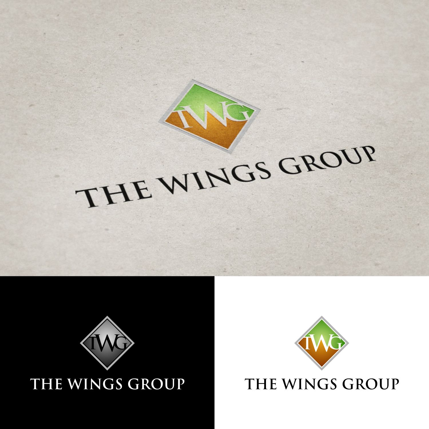 Logo Design by GOODMAN for The Wings Group | Design #11275041
