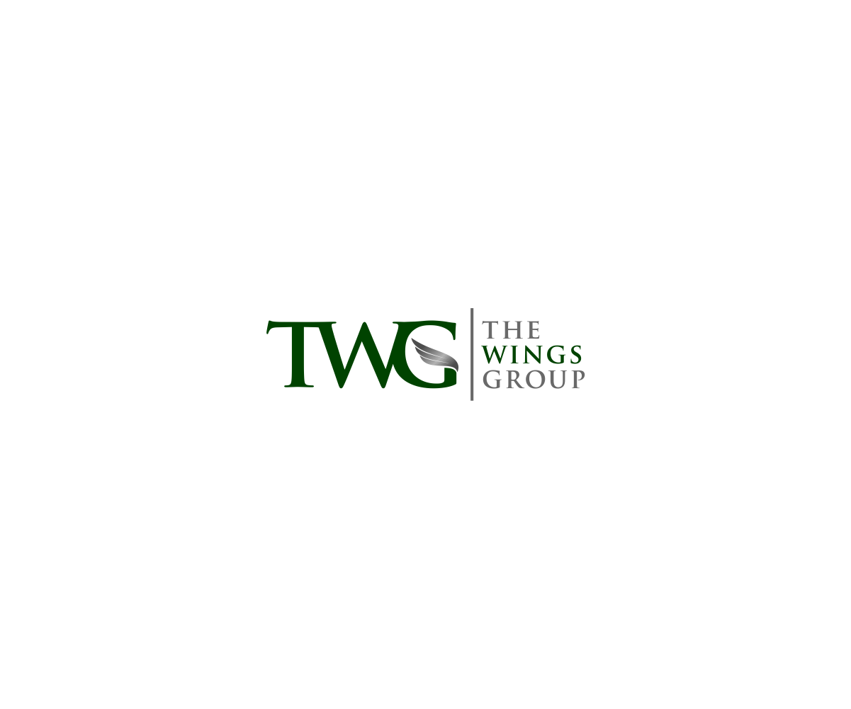 Serious, Professional, Real Estate Logo Design for The Wings Group or