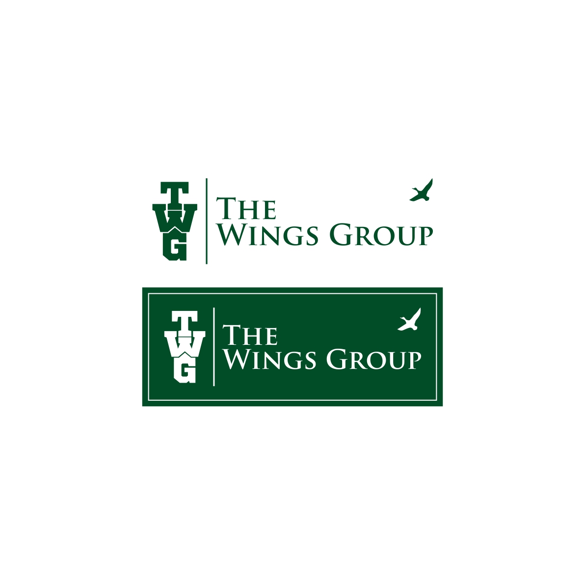 Logo Design by dzoker for The Wings Group | Design #11394741