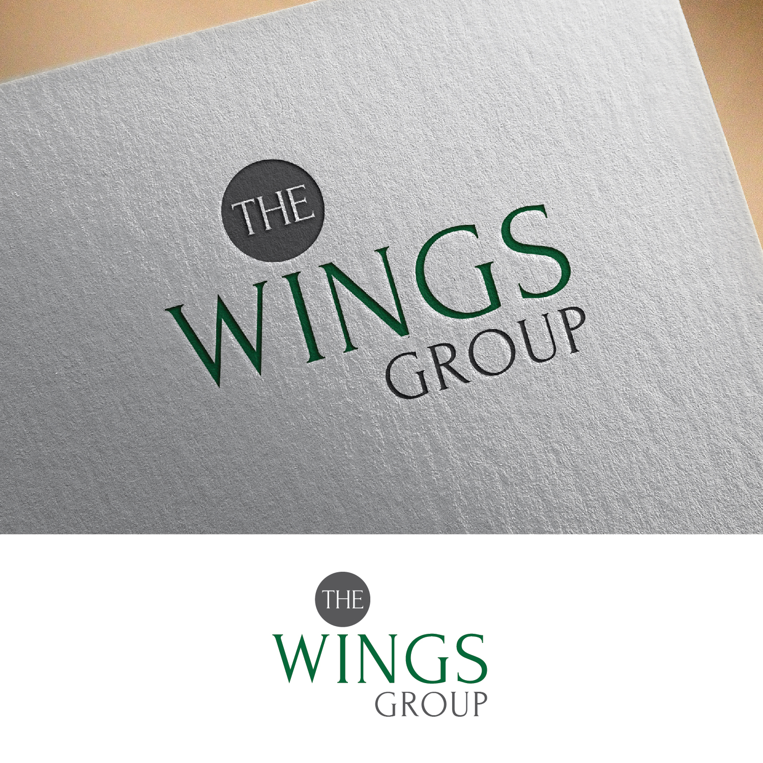 Logo Design by Anoushay for The Wings Group | Design #11284066