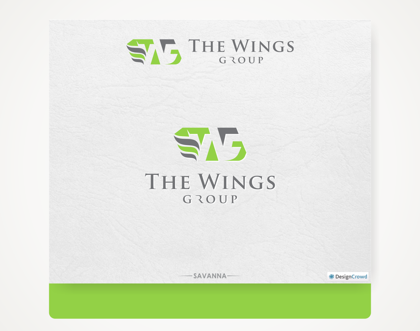 Serious, Professional, Real Estate Logo Design for The Wings Group or