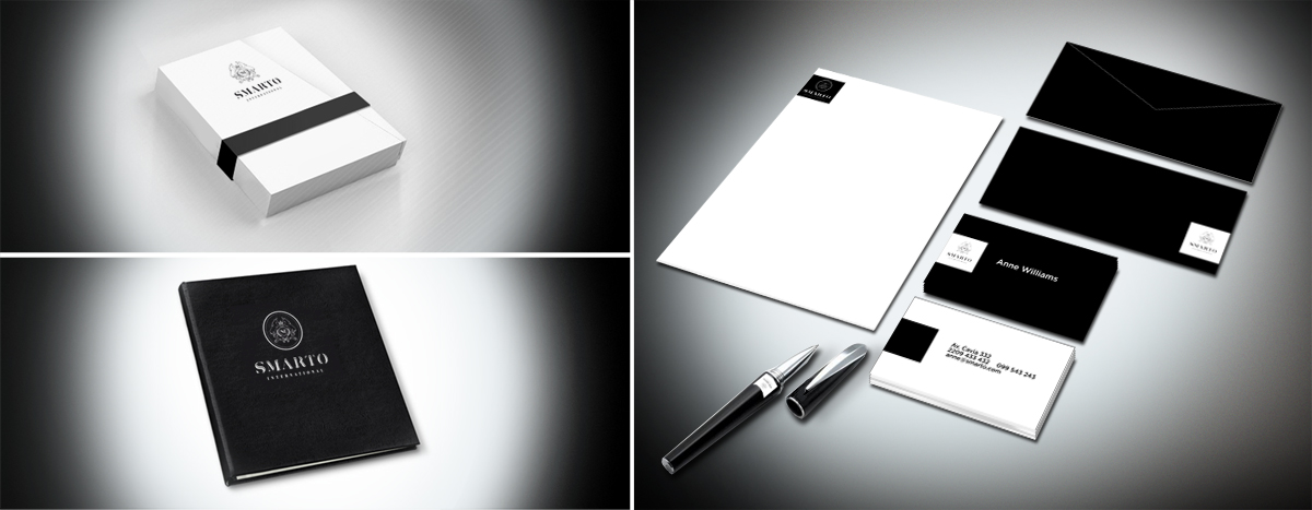 Stationery Design by S A N T O C I E L O for Smarto International | Design #2377811