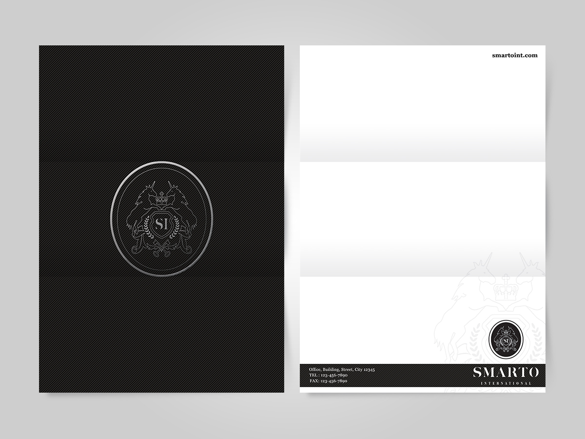 Stationery Design by Cyanide Designz for Smarto International | Design #2323896
