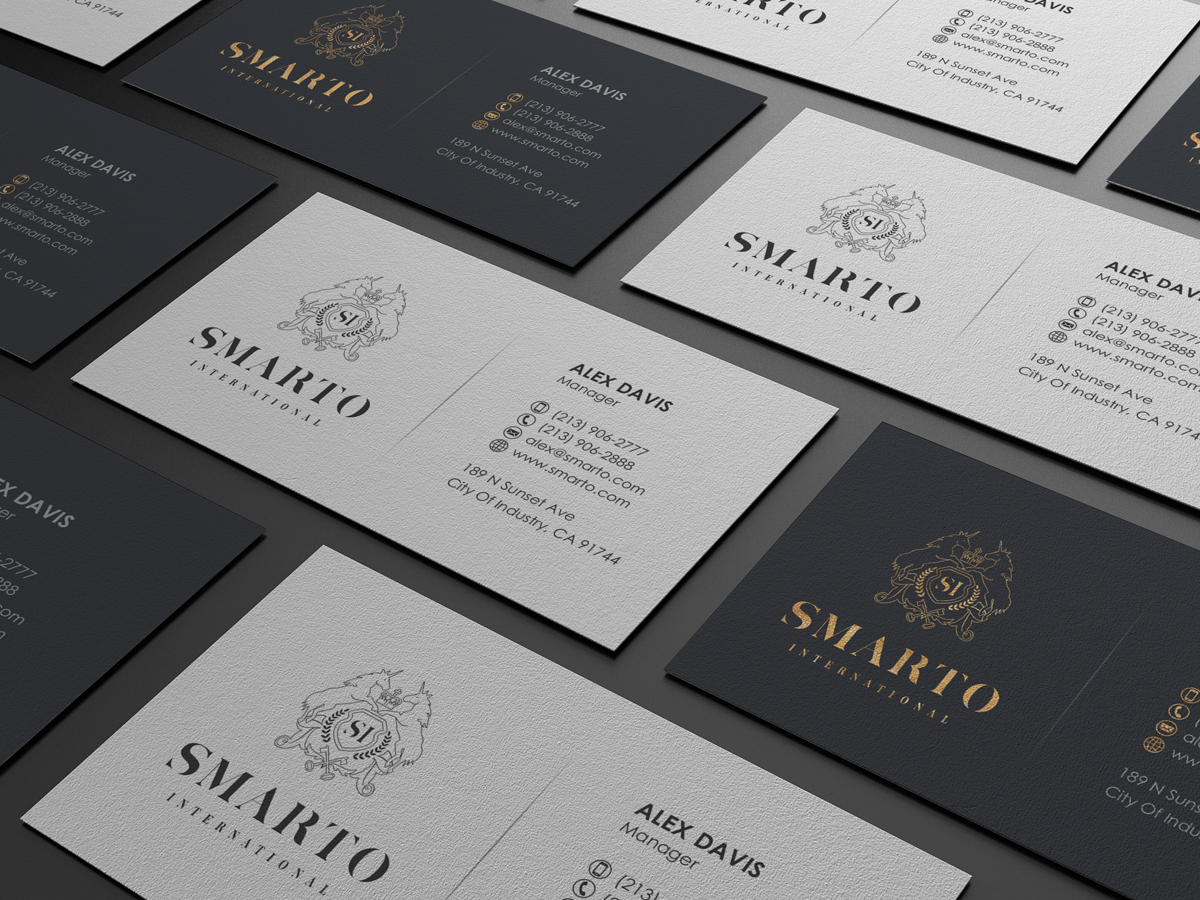 Stationery Design by logodentity for Smarto International | Design #2327709