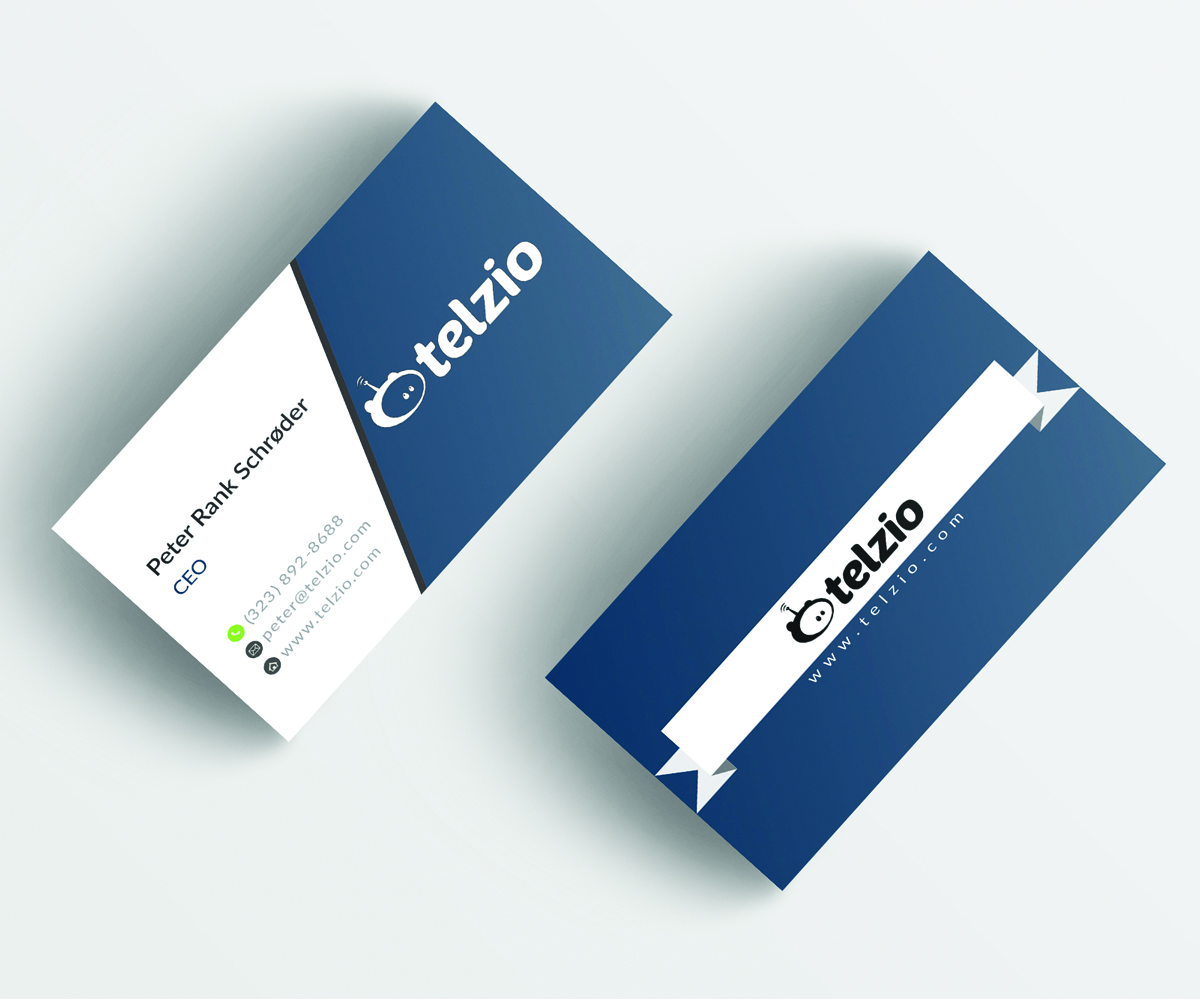 Business Card Design by Muhamad Mousa for Telzio | Design #11345417