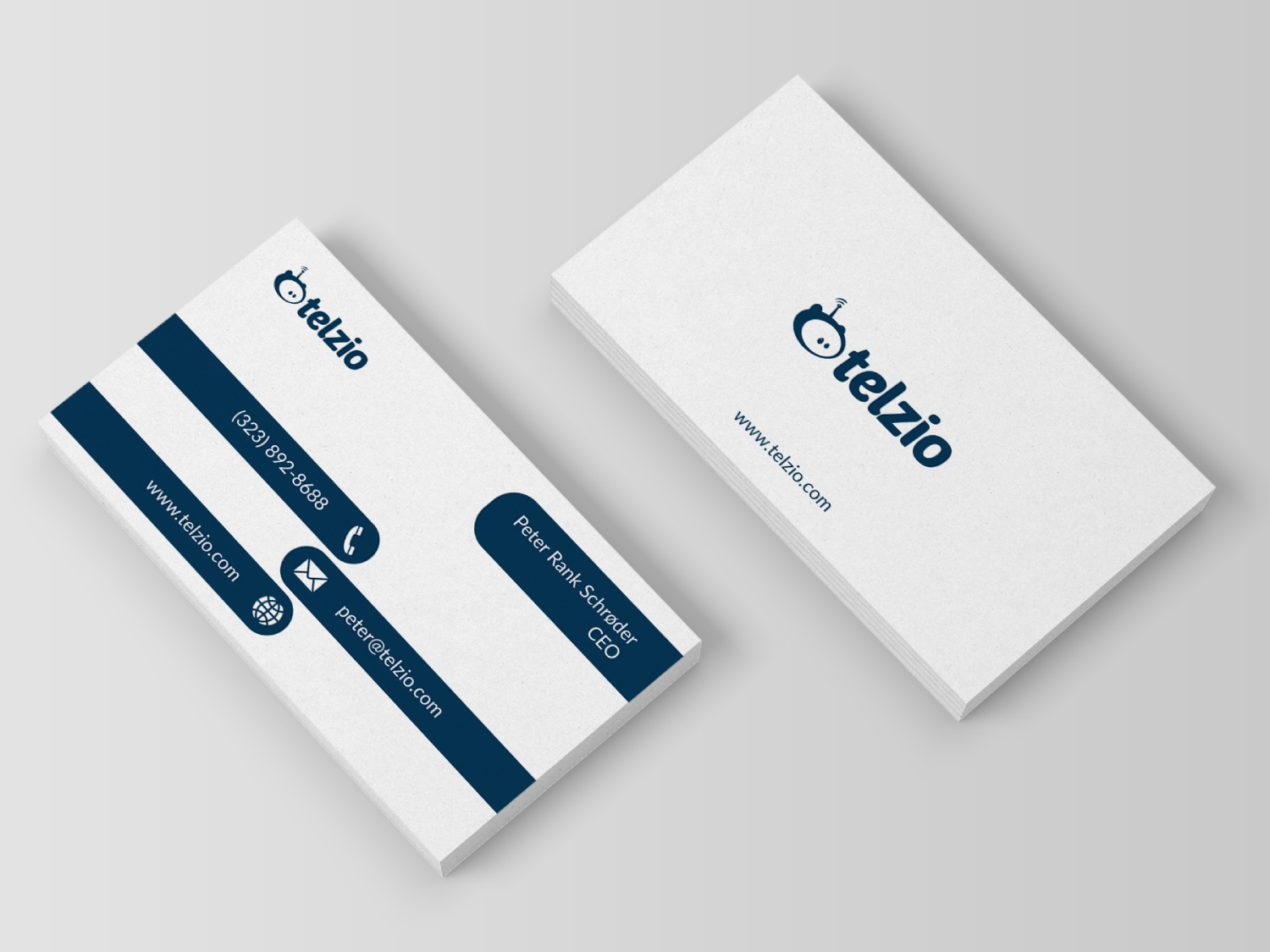 Diseño de Tarjeta de Presentación por Anna Kulikova para Telzio | Diseño #11285954