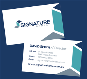 Logo-Design von designedbykyle für Signature Homes (nsw) Pty Ltd | Design: #2308131