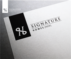 Logo-Design von L'Anonyme für Signature Homes (nsw) Pty Ltd | Design: #2334443