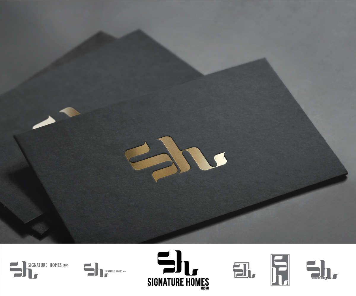 Logo-Design von L'Anonyme für Signature Homes (nsw) Pty Ltd | Design #2346717