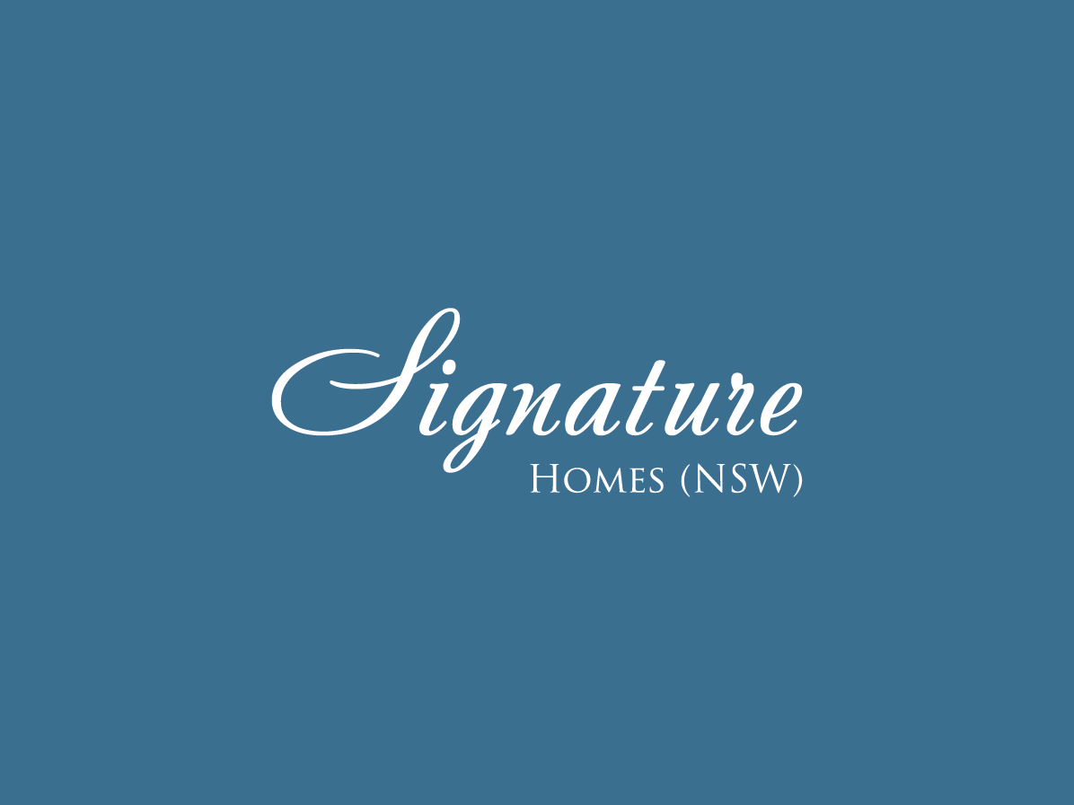 Logo-Design von shadez für Signature Homes (nsw) Pty Ltd | Design #2305913