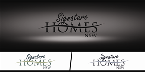 Logo-Design von wall-jamboree für Signature Homes (nsw) Pty Ltd | Design #2341163