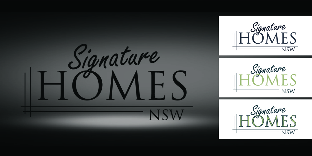 Diseño de Logo por wall-jamboree para Signature Homes (nsw) Pty Ltd | Diseño #2341169