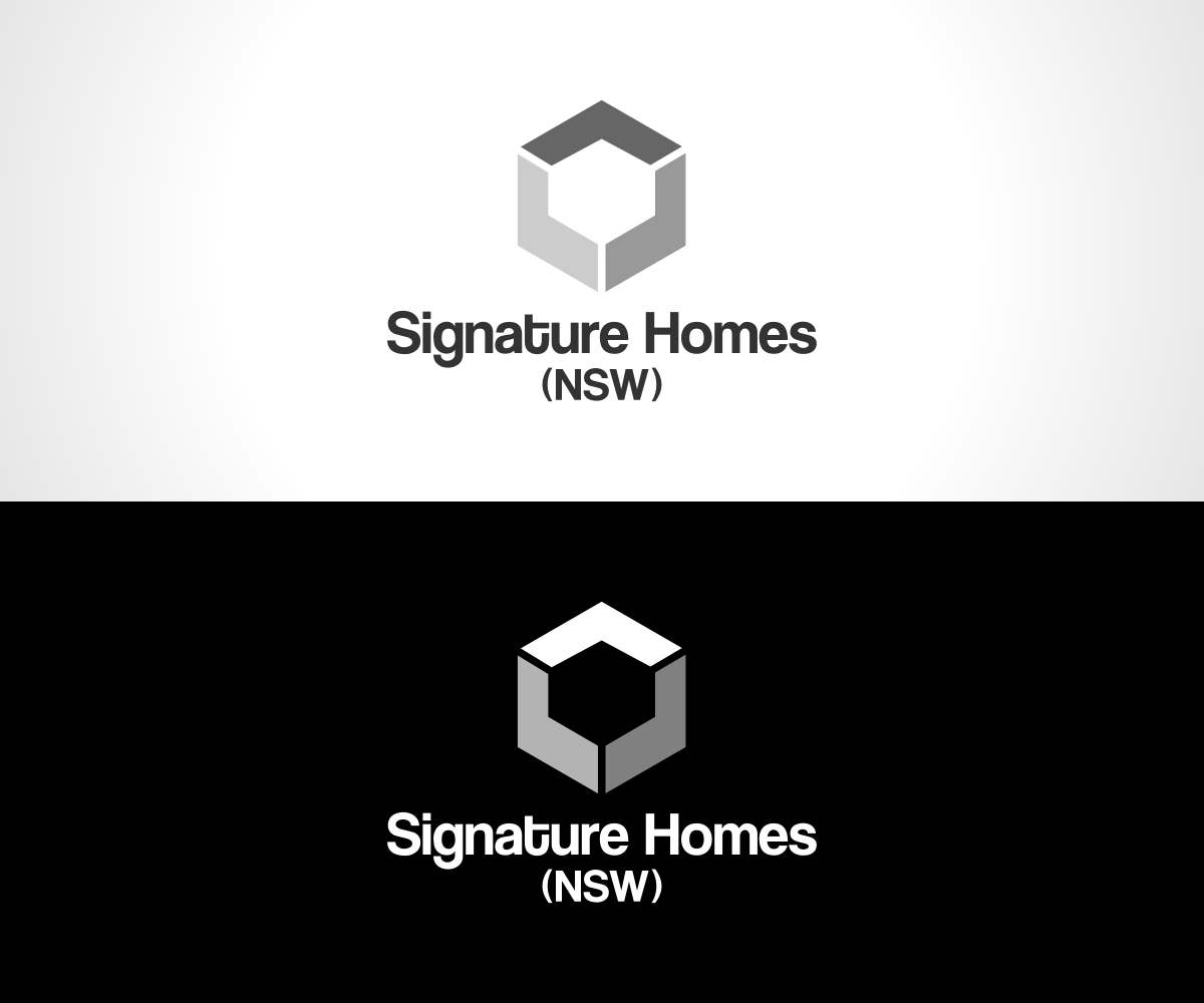 Logo Design by MOH Studio for Signature Homes (nsw) Pty Ltd | Design #2306642