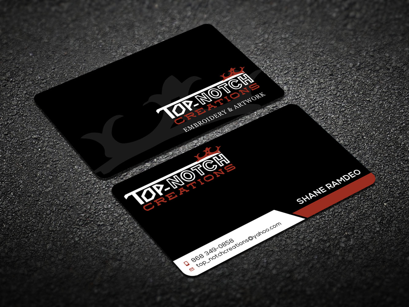 Serious Bold Business Card Design For Top Notch Creations Business Card Design By Xeneration For Top Notch Creations 11289405