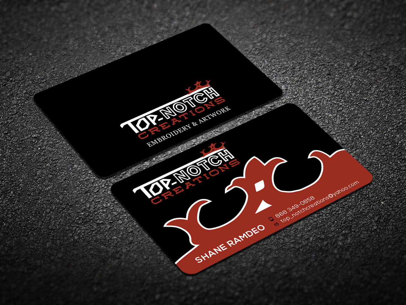 Serious Bold Business Card Design For Top Notch Creations Business Card Design By Xeneration For Top Notch Creations 11289407