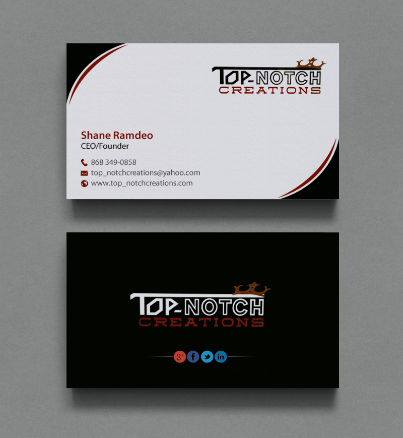 Business Card Design by chandrayaan.creative for top-notch creations | Design #11291198