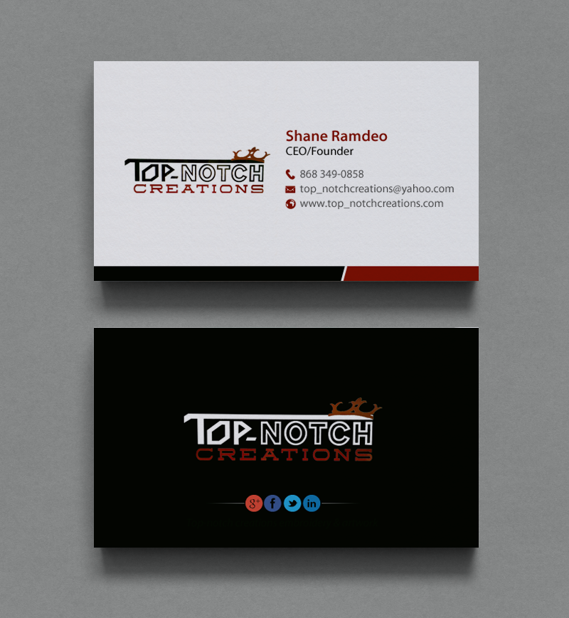 Business Card Design by chandrayaan.creative for top-notch creations | Design #11291200