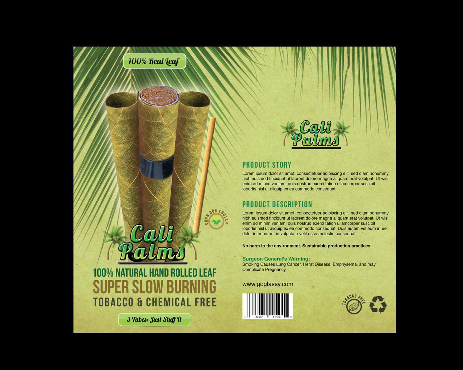 Diseño de Empaque por pivotaldesign.biz para King Palms | Diseño #11342050