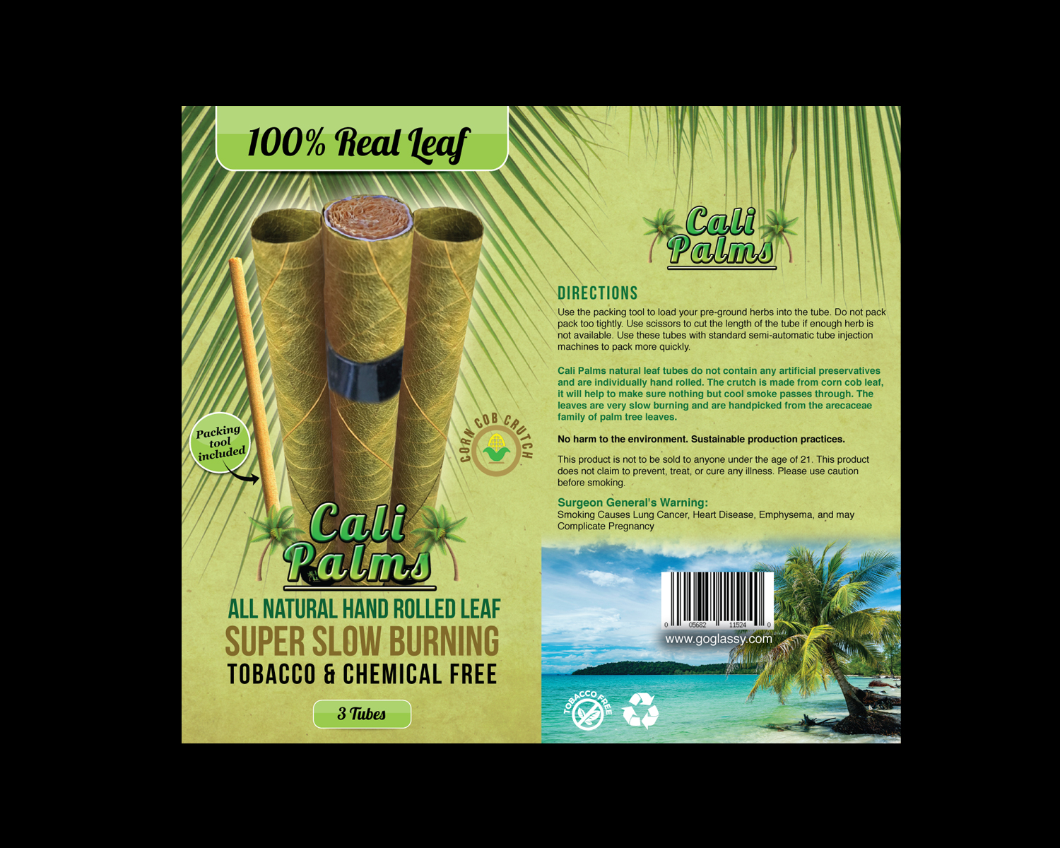 Diseño de Empaque por pivotaldesign.biz para King Palms | Diseño #11363239