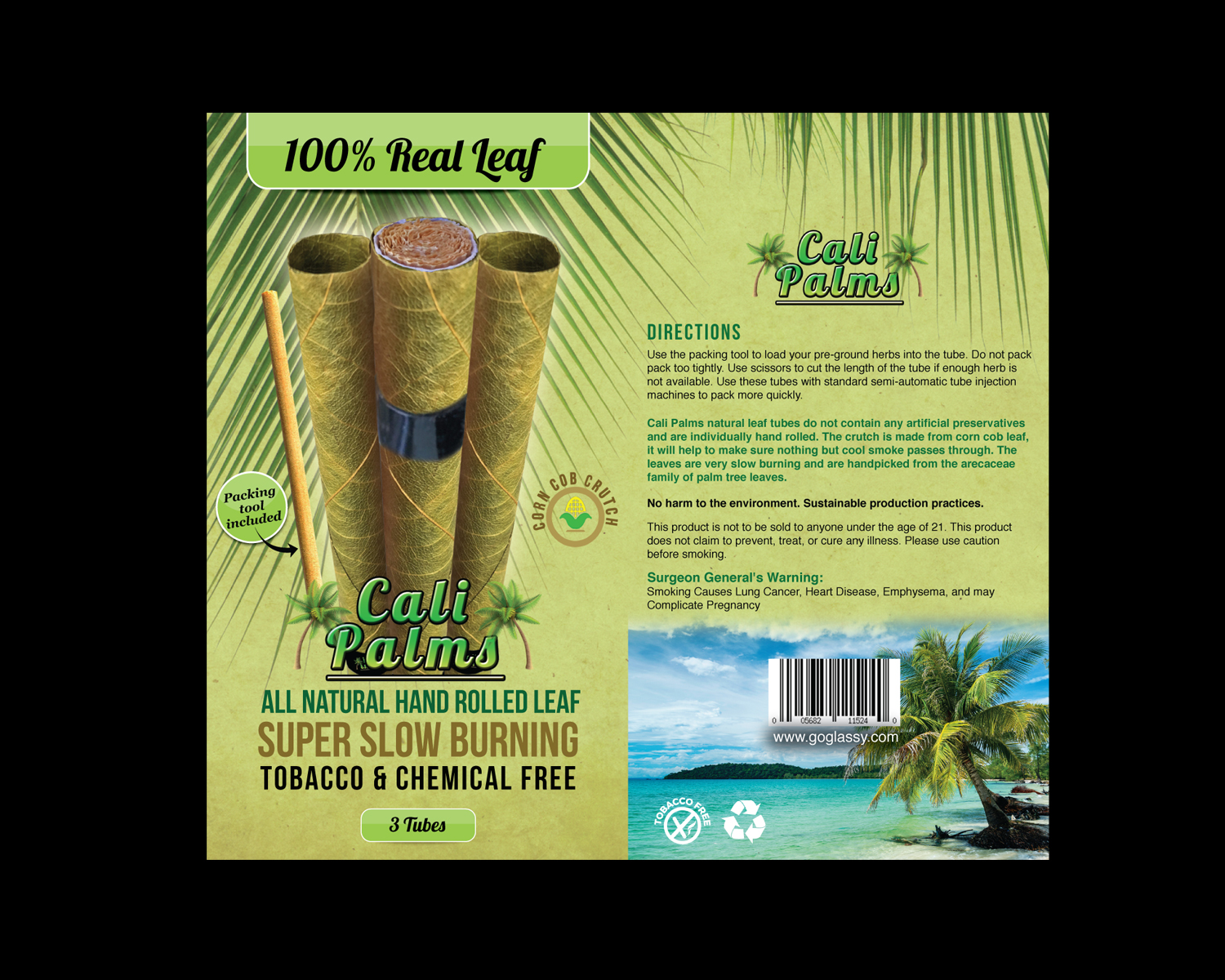 Diseño de Empaque por pivotaldesign.biz para King Palms | Diseño #11363241