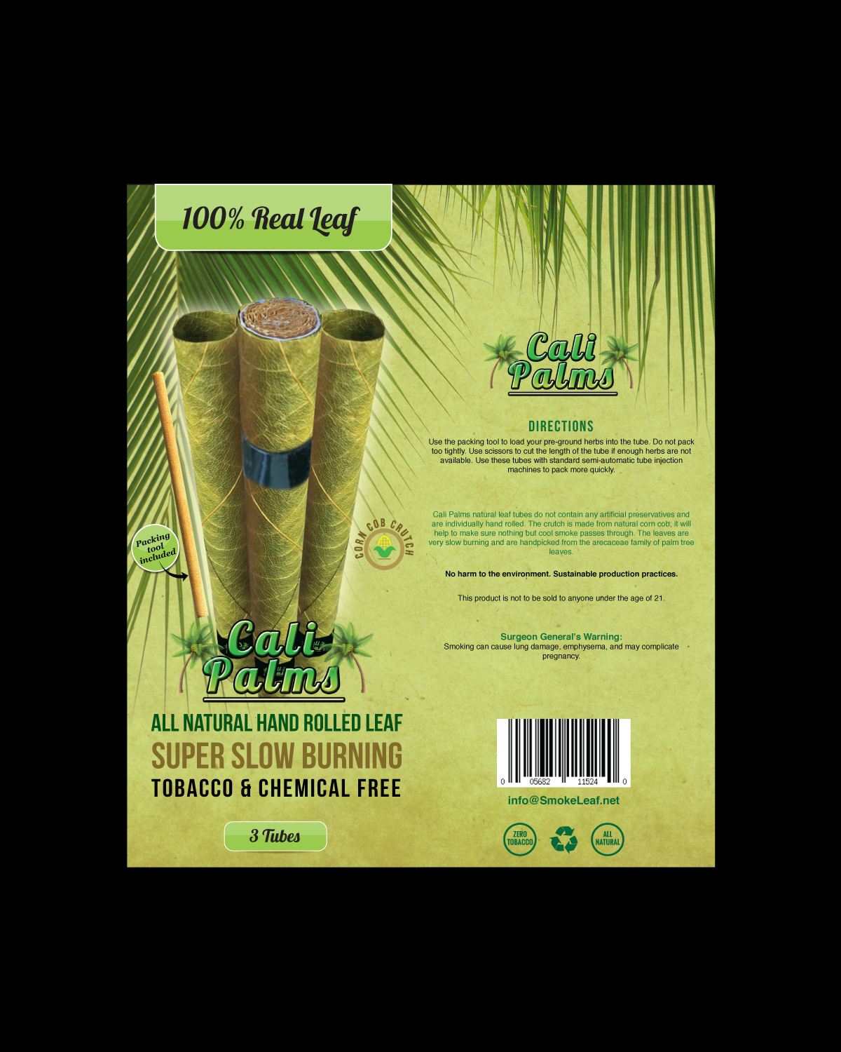 Diseño de Empaque por pivotaldesign.biz para King Palms | Diseño #11405400