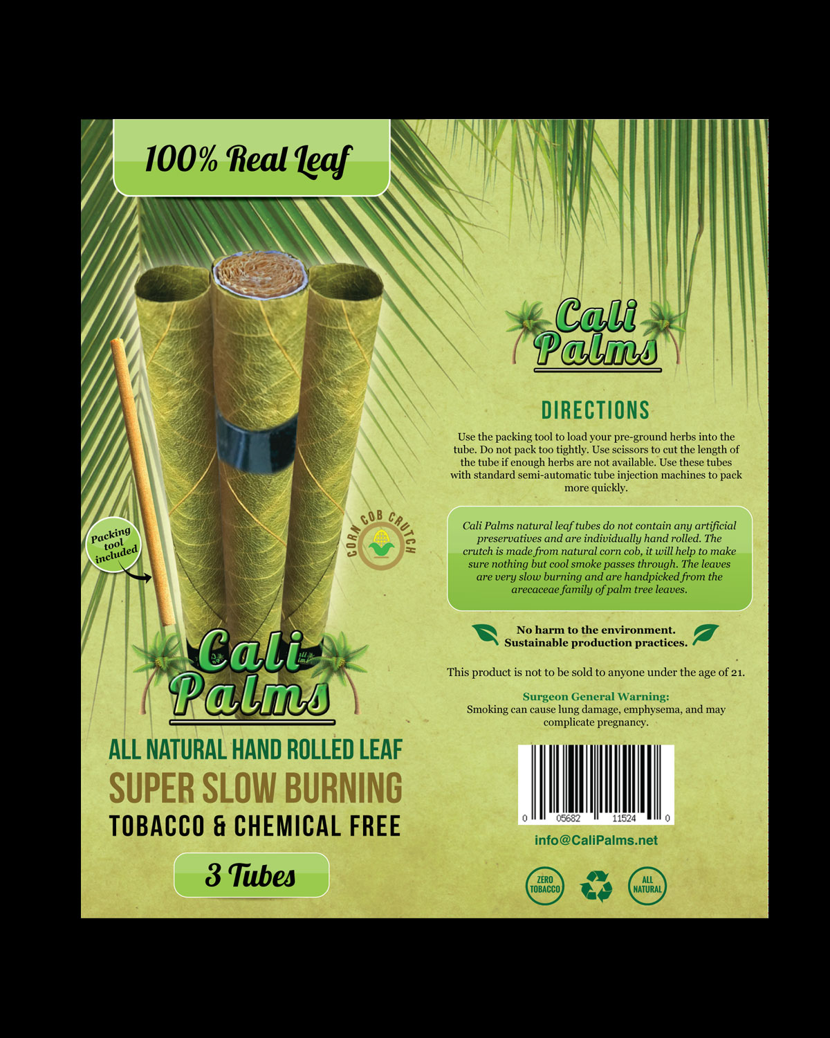 Diseño de Empaque por pivotaldesign.biz para King Palms | Diseño #11412145