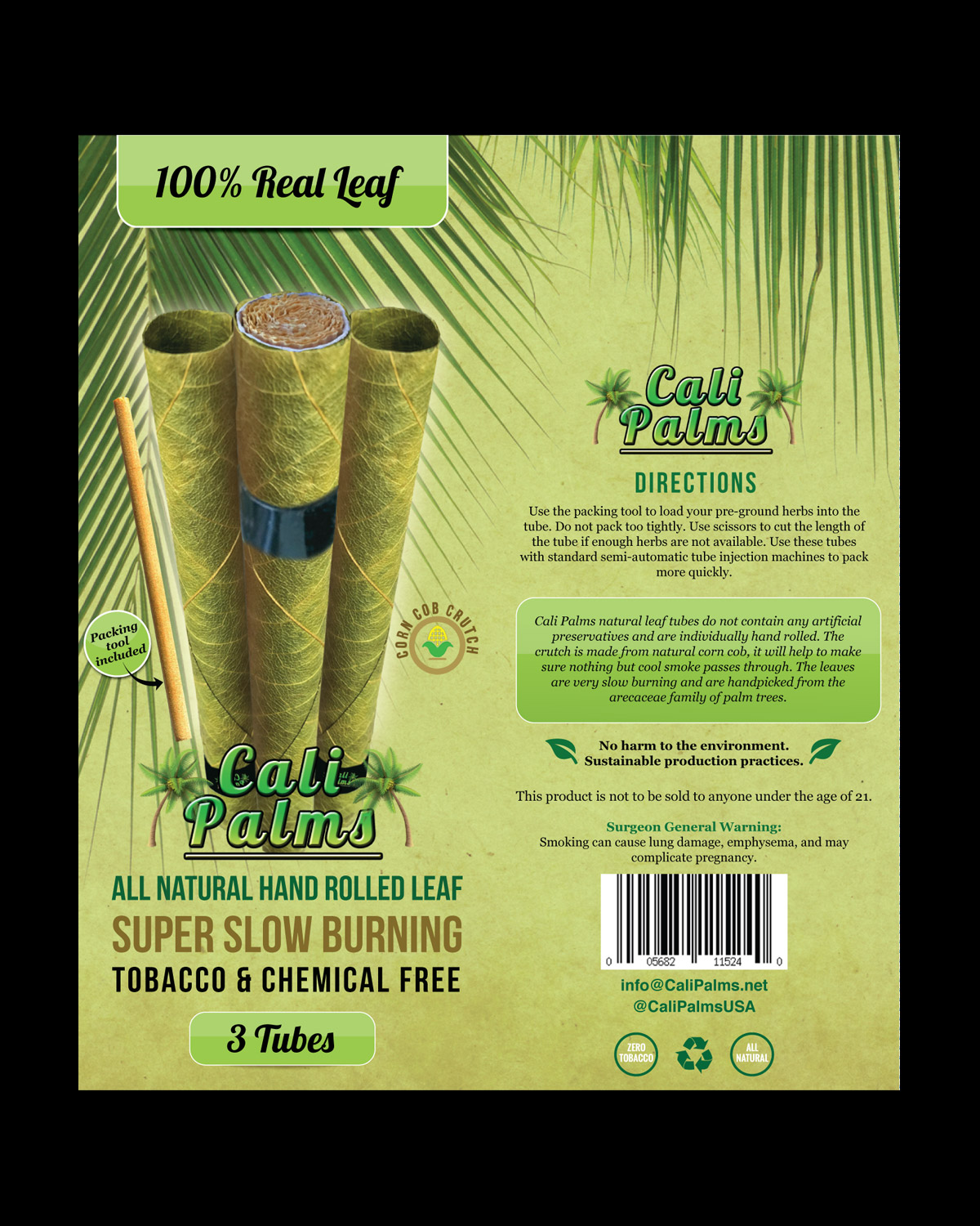 Diseño de Empaque por pivotaldesign.biz para King Palms | Diseño #11420223