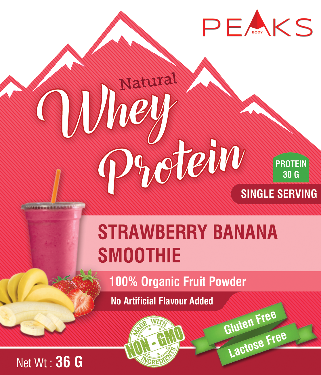 Diseño de Etiqueta por Akshar Shailesh para Peaks Body | Diseño #11317141