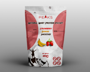 Diseño de Etiqueta por RubelRir para Peaks Body | Diseño: #11310876