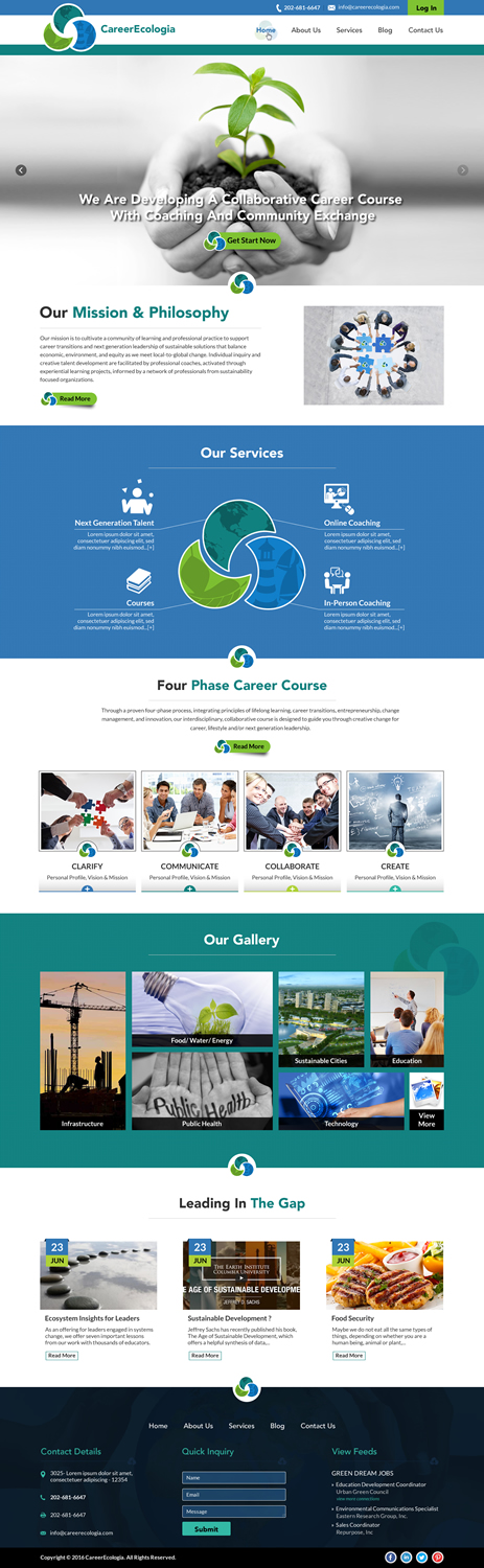 Web Design by Sbss for Chesapeake Career Consulting, LLC  | Design #11303234
