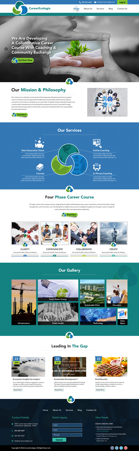 Web Design by Sbss for Chesapeake Career Consulting, LLC  | Design #11303235