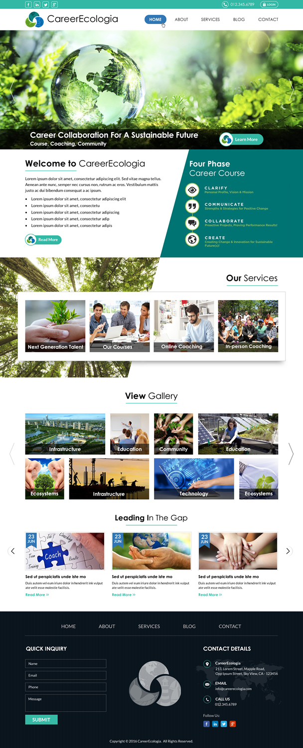 Web Design by Sbss for Chesapeake Career Consulting, LLC  | Design #11309749