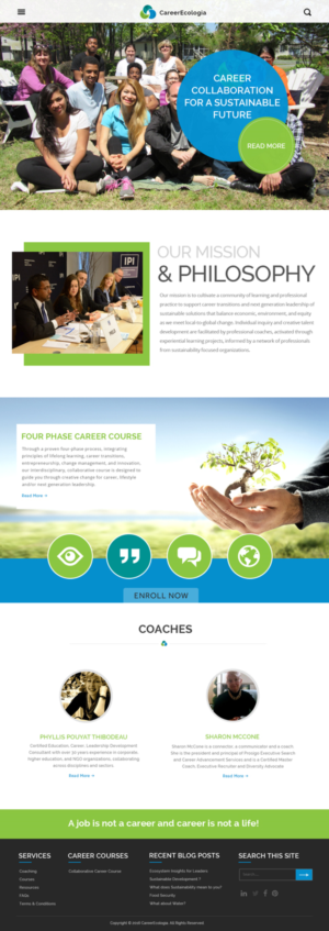 Web Design par Xclusive Designers pour Chesapeake Career Consulting, LLC  | Design #11309046