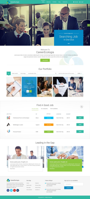 Web Design par syrwebdevelopment pour Chesapeake Career Consulting, LLC  | Design #11352384