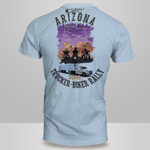 Trucker Biker Rally 2016 AZ Motorcycle Ride T-Shirt | Design de T-shirt par Kero